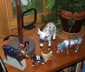 Mule Figurine with story by Matthew Sharpe, in its new home
