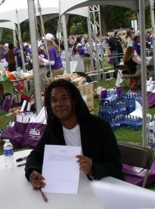S.O. contributor Colson Whitehead met not one but two bidders on his Mallet + Story at a DC area book fair. The winner got 'em signed. Pretty cool! [Thx: T.R.] 