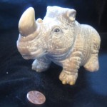 Rhino Figurine by Nathaniel Rich