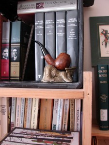 Sea Captain Pipe Rest (Story by Michael Atkinson) in its new home.